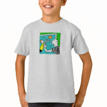 Un T-shirt de football amusant montre un joueur Sc
