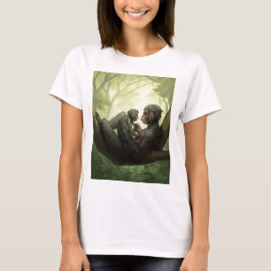 Un T-shirt de l'amour de mère de bonobo