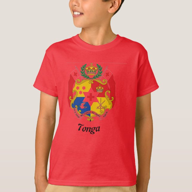 Un T-shirt d'été pour un garçon Tonga ou son ami (Devant)