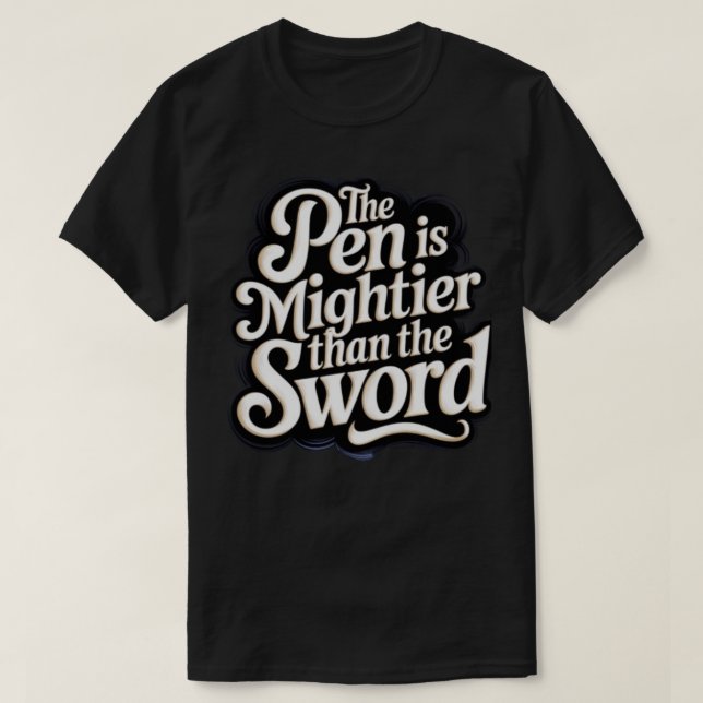 Un t-shirt d'illustration typographique (Design devant)