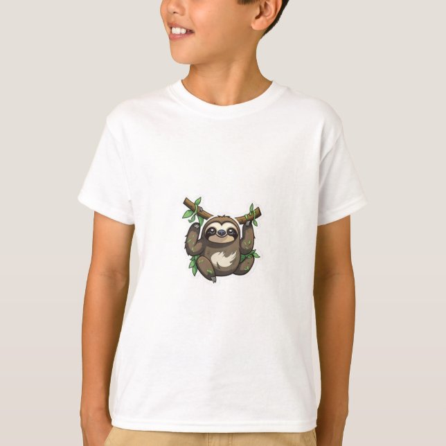Un T-shirt en mauvais état Raccoon" (Devant)
