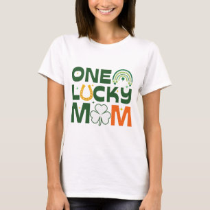 Un T-shirt Lucky Mom, Saint Patrick's day Cadeau