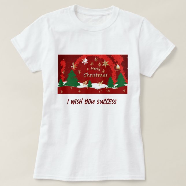 Un T-shirt Marry Chritsmas mignon (Design devant)