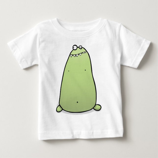 Un T-shirt pour bébé étrange - Monstre de la soie (Devant)