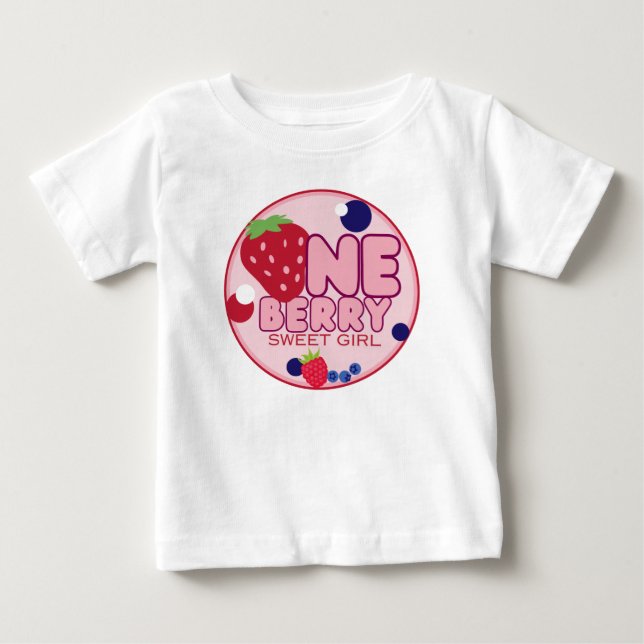 Un T-shirt pour le premier anniversaire d'une fill (Devant)