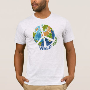 Un T-Shirt Symbole de Paix Mondiale élégant
