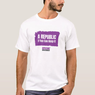 Un T-Shirt 'Une République si vous pouvez la garde