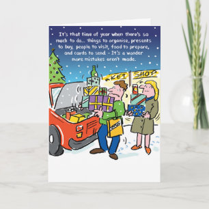 Un temps pour les erreurs. Carte de Noël personnal