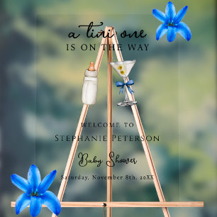 Un Tini One est en route Fête Prénatale Blue Marti