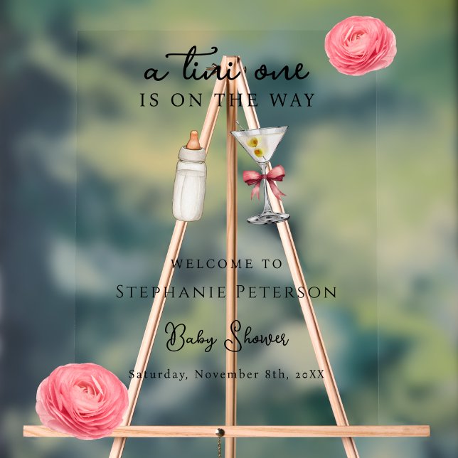 Un Tini Se Trouve Sur Le Chemin Du Baby shower Pin (Créateur téléchargé)