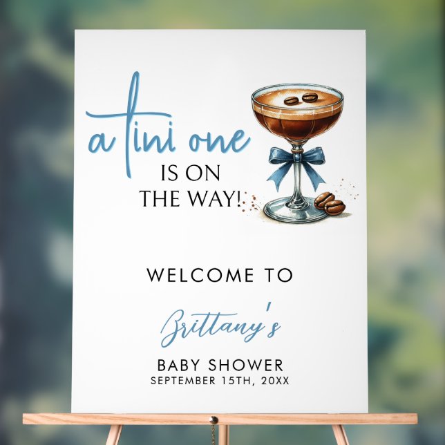 Un Tini Sur Le Chemin De L'Accueil Baby shower (Neutre)
