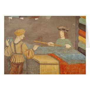 Un tissu de mesure marchand de tissu
