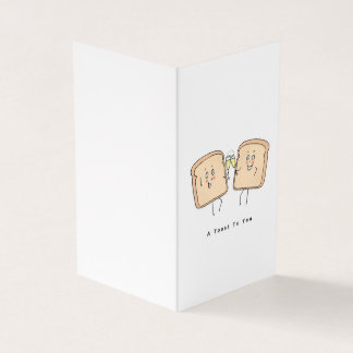 Un toast à votre carte, tranche de toast, applaudi