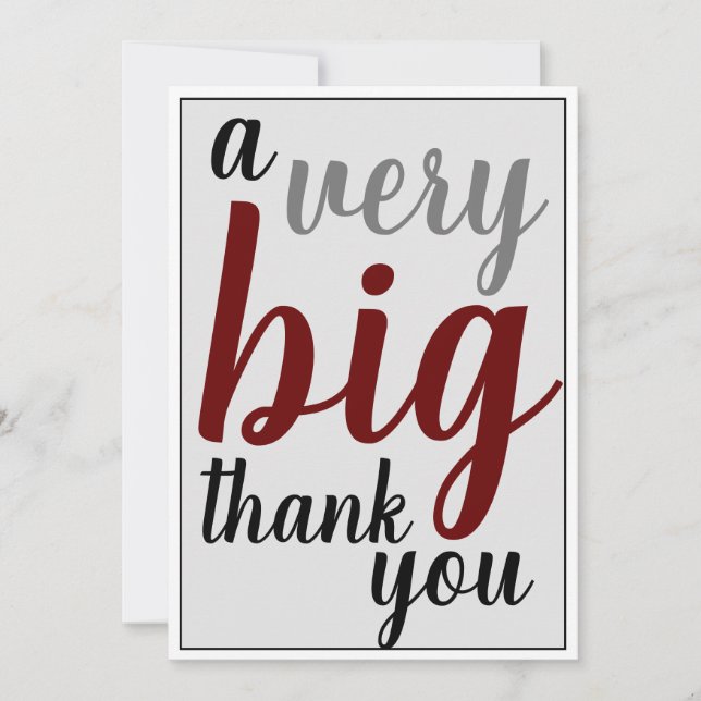 Un très grand Merci Bureau Appréciation Homme (Devant)