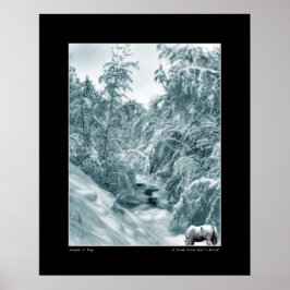 Un verre de Hall's Brook - Poster d'art