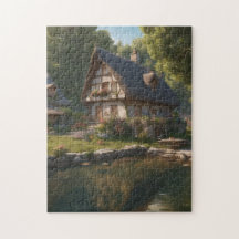 Un village secret : Maison près du Puzzle Magical 