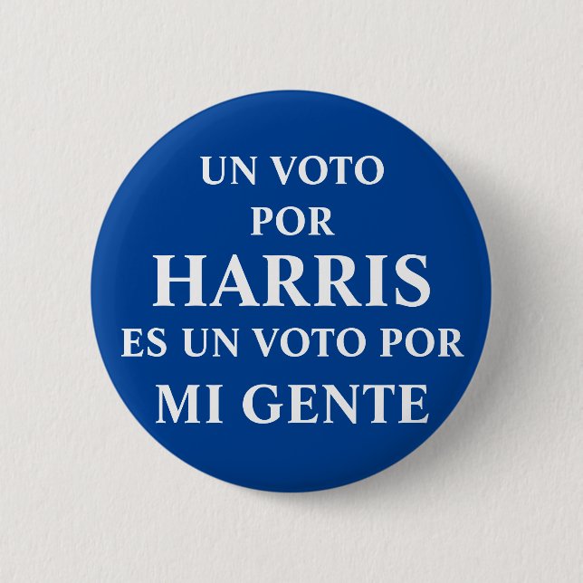 Un Voto Por Harris Button (Vorderseite)