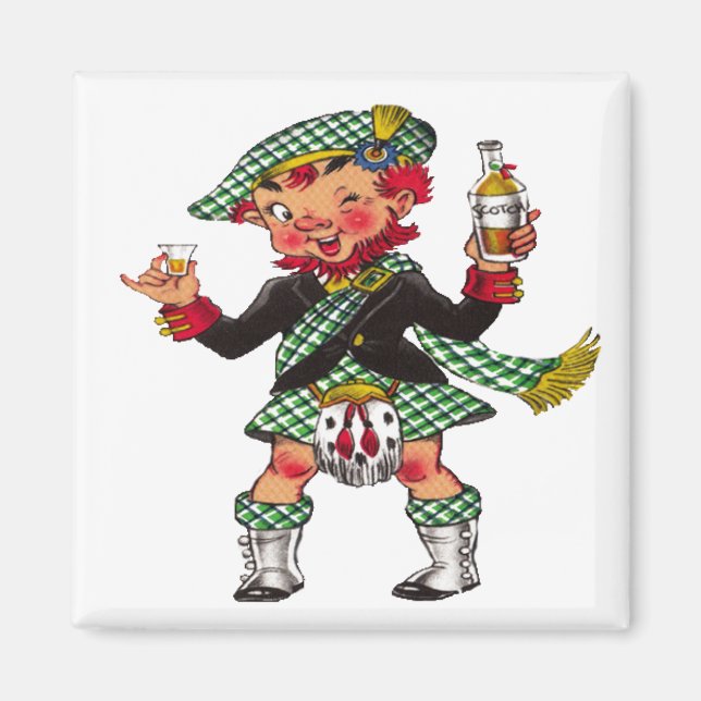 Un Wee Bit O'Scotch Magnet (Devant)