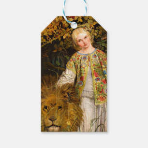 Una and the Lion, 1860 von William Bell Scott Geschenkanhänger
