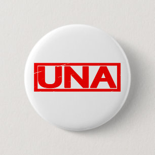 Una Briefmarke Button