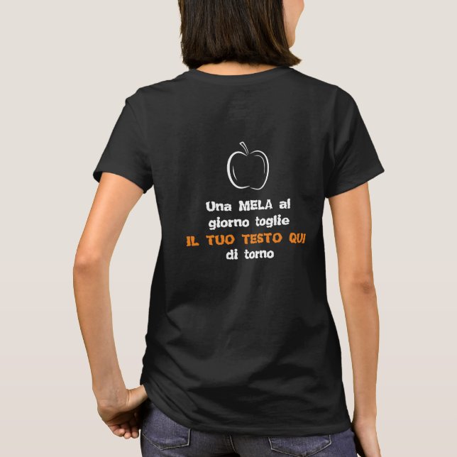 Una Mela Al Giorno T-Shirt (Rückseite)