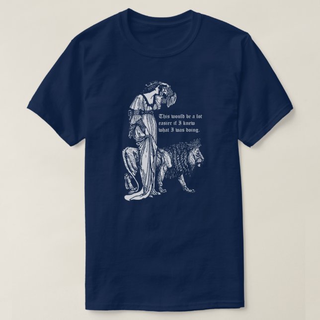 Una und der LöwenT - Shirt (Design vorne)