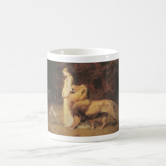 Una und die Löwe-Tasse Kaffeetasse (Mittel)