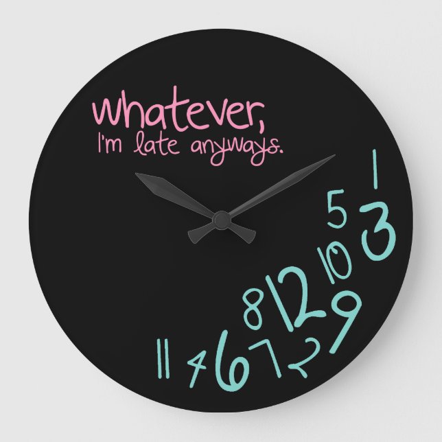 unabhängig große wanduhr (Vorderseite)