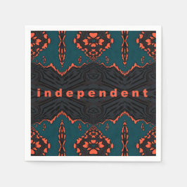 Unabhängig und stolz serviette