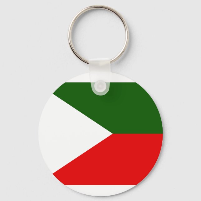 Unabhängige Kaschmir, indische Flagge Schlüsselanhänger (Vorderseite)