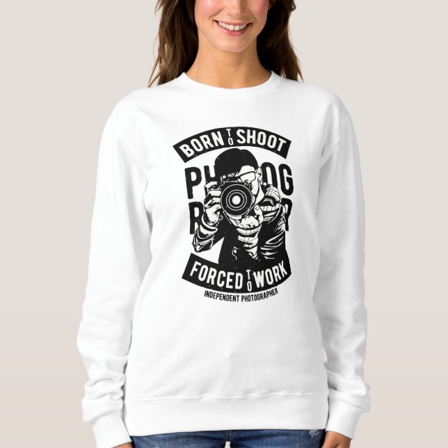Unabhängiger Fotograf Sweatshirt (Vorderseite)