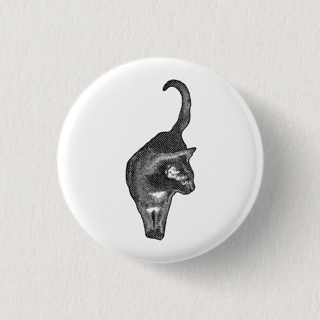 Unabhängiger Katzenschmuck Button (Vorderseite)