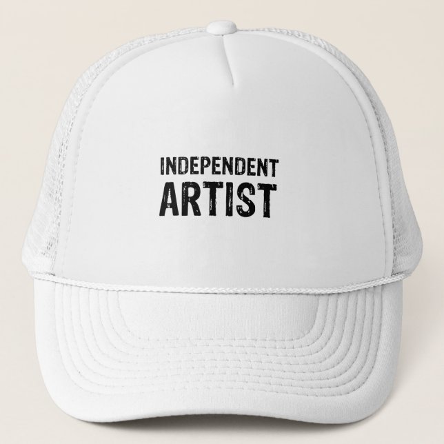 Unabhängiger Künstler Truckerkappe (Vorderseite)