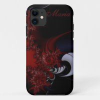Unabhängiges abstraktes Fraktal Custom iPhone4 Fal