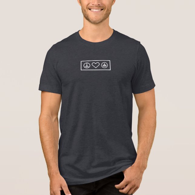 Unabhängiges Zentrum für die Liebe des Friedens T  Tri-Blend Shirt (Vorderseite)