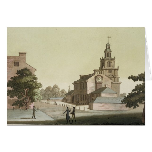 Unabhängigkeit Hall, Philadelphia, Pennsylvania, (Vorderseite (Horizontal))