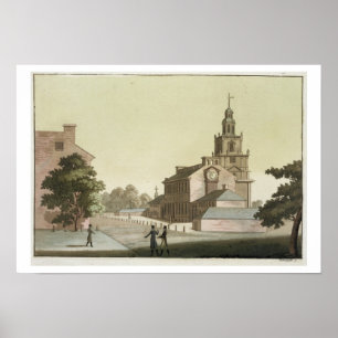 Unabhängigkeit Hall, Philadelphia, Pennsylvania, Poster
