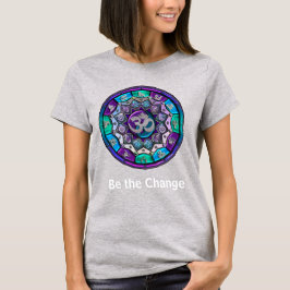 Unabhängigkeit Mandala ~ Die Veränderung des Lila T-Shirt