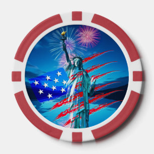 UNABHÄNGIGKEIT POKERCHIPS