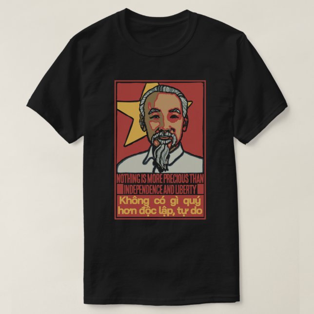 UNABHÄNGIGKEIT UND FREIHEIT T-Shirt (Design vorne)
