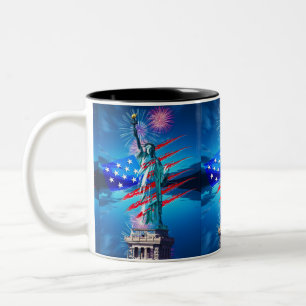 UNABHÄNGIGKEIT ZWEIFARBIGE TASSE