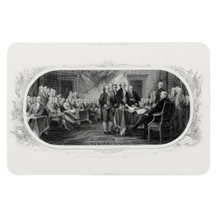 Unabhängigkeitserklärung: 2 Dollar, Etching Magnet