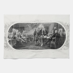 Unabhängigkeitserklärung: 2-Dollar-Schein, Radieru Geschirrtuch