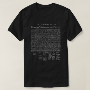 Unabhängigkeitserklärung den T - Shirt (dunkel)