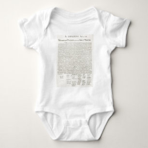 Unabhängigkeitserklärung Dokument Baby Strampler