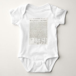 Unabhängigkeitserklärung Dokument Baby Strampler