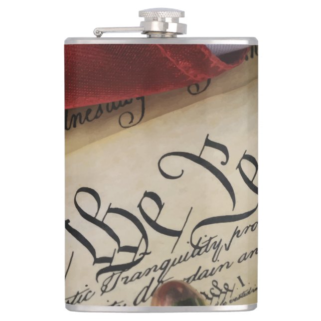 Unabhängigkeitserklärung Flachmann (Vorderseite)