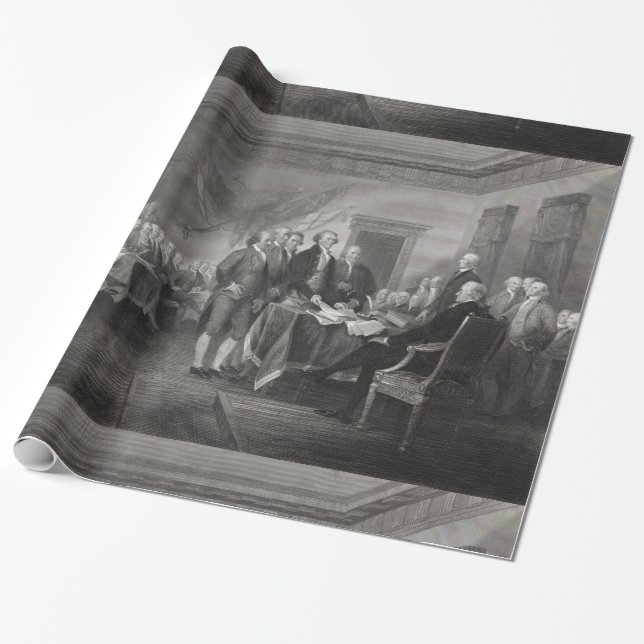 Unabhängigkeitserklärung Geschenkpapier (Ungerollt)