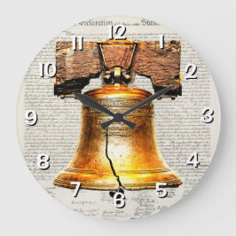 Unabhängigkeitserklärung große wanduhr