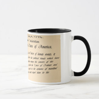 Unabhängigkeitserklärung Kaffee-Tasse Tasse